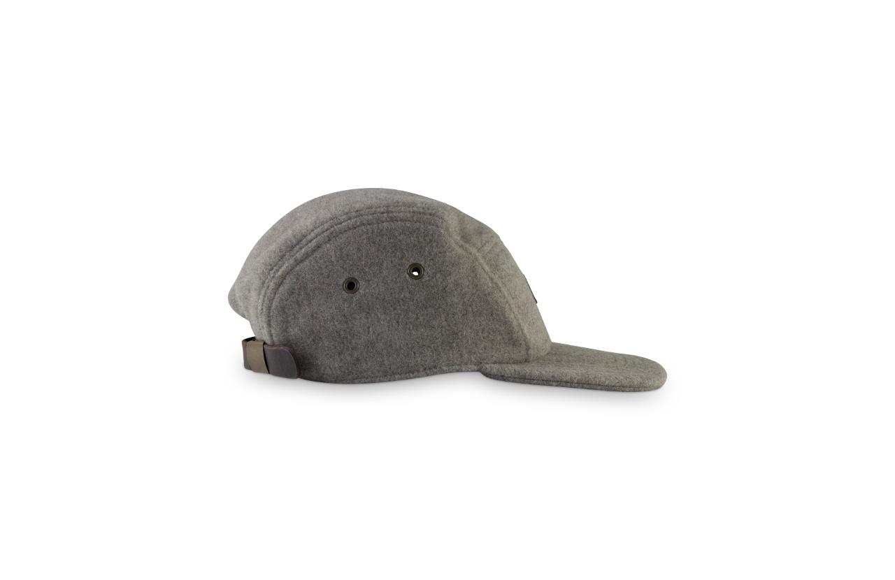 Five Panel Cap / Grey Wool